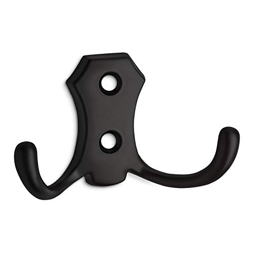 Garderobenhaken LENA 45 x 77 x 27 mm BA 20 mm schwarz... - Bon plan à 1.05€