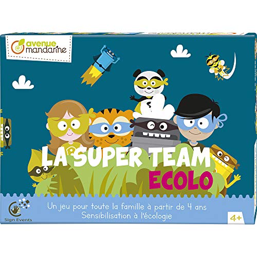 MY MANDARINE JS003C - Jeu de plateau ''la Super Team... - Jouets & Jeux en promo à 12.24€