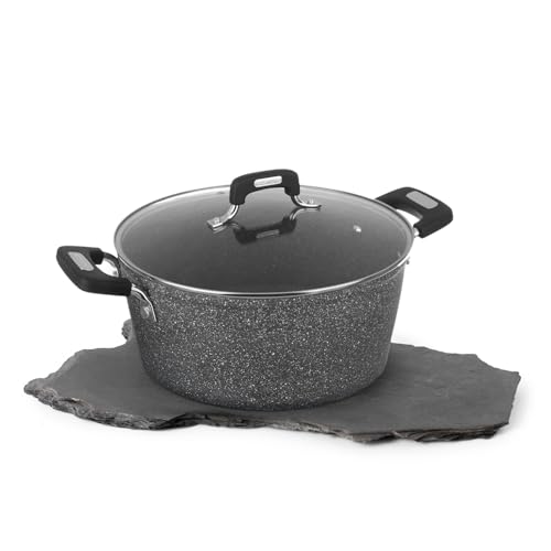 Cazuela New Petra Dark de 28 cm, con tapa - Animalerie Amazon Espagne à 40.60€