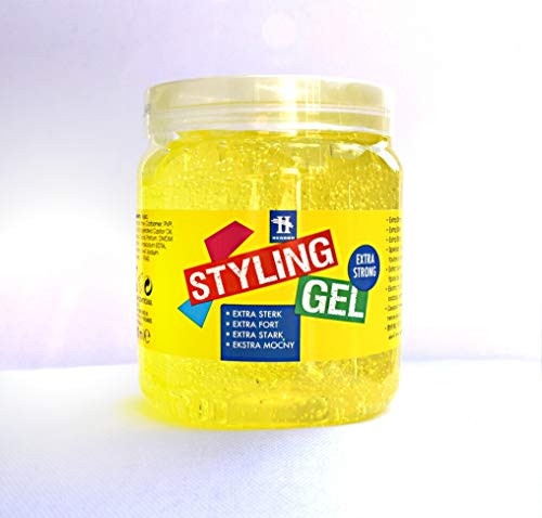 Gel Estilizador - Extra Fuerte - Pelo Gel 500ML Bote - Beauté & Parfums Amazon Espagne à 5.00€