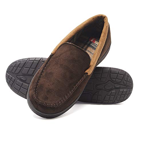 Hanes Textured Moccasin, Pantofole Uomo, Marrone, Medium - Maison & Cuisine Amazon Italie à 30.15€