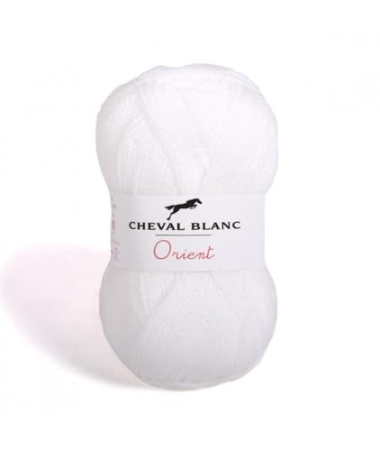 Laines Cheval Blanc - ORIENT fil à tricoter 100% acrylique... - Loisirs Créatifs Amazon France à 2.20€