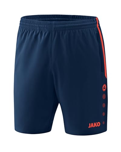 JAKO Competition 2.0, Pantaloncini Bambini, Navy/Flame, 128 - Maison & Cuisine Amazon Italie à 12.81€