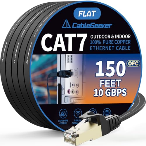 CableGeeker Câble Ethernet blindé Cat7 de 45,7 m (câble le... - High-Tech & Électronique Amazon France à 47.29€