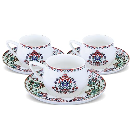 KARACA Nakkaş SET 6 Tazzine Caffè servizio da caffè - Amazon Italie à 24.95€