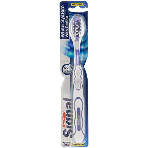 Signal Brosse à dents Medium White System Lamella avec... - Santé & Bien-être Amazon France à 4.00€
