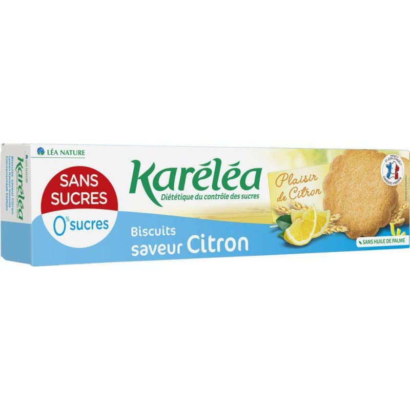 Karelea Kekse, Zitronenduft, ohne Zucker, 132 g - Épicerie Amazon Allemagne à 4.68€