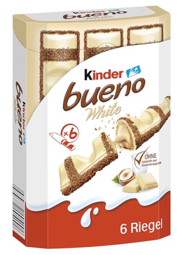 Kinder Bueno White Schokoriegel, 6 x 19.5g - Épicerie en promo à 1.89€
