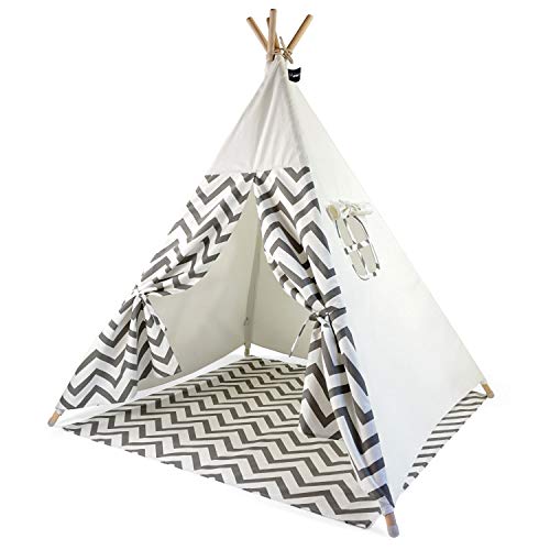 Hej Lønne Tipi Zelt für Kinder mit Bodenmatte 120 x 120 x... - Toys & Games Amazon Germany à 21.67€