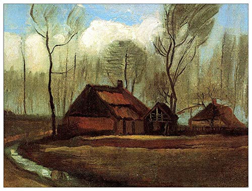 ArtPlaza TW90656 Van Gogh Vincent Farmhouses Among Trees... - Maison & Cuisine en promo à 85.06€