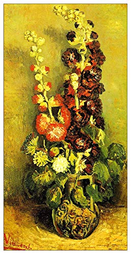 ArtPlaza TW91089 Van Gogh Vincent Hollyhocks Decorative... - Maison & Cuisine Amazon Italie à 115.08€
