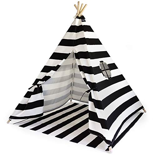 Hej Lønne Tipi Zelt für Kinder mit Bodenmatte 120 x 120 x... - Toys & Games Amazon Germany à 21.67€