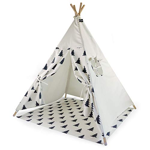 Hej Lønne Tipi Zelt für Kinder mit Bodenmatte 120 x 120 x... - Jouets & Jeux Amazon Allemagne à 21.67€