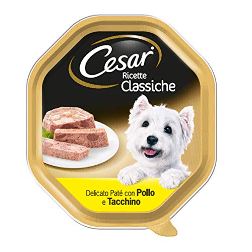 Cesar Recettes Classiques Lot de 14 barquettes de pâtée... - Animalerie Amazon France à 19.62€