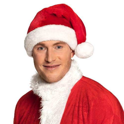 Boland 13437 - Bonnet Santa, 59 cm, bonnet à pompon pour... en promo à 3,99€ (-51%) sur Amazon FR