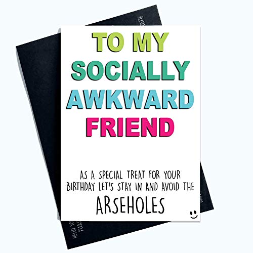 Funny Birthday Card Funny Friend Card BFF Friendship Card... - High-Tech & Électronique Amazon Royaume-Uni à 1.95€
