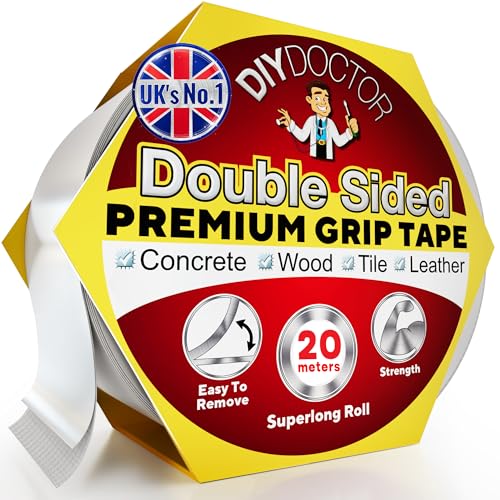 DIY Doctor Nastro Biadesivo 21mm x 20m – Extra Forte e... - Bricolage & Outils en promo à 7.83€