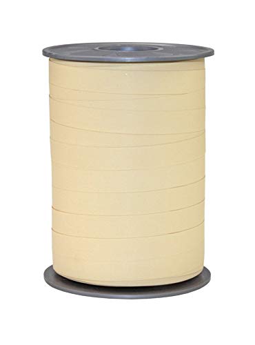 PRÄSENT - Bicolour Curling Ribbon Cream-White 10 mm width... - Beauty & Fragrances Amazon UK à 3.76€