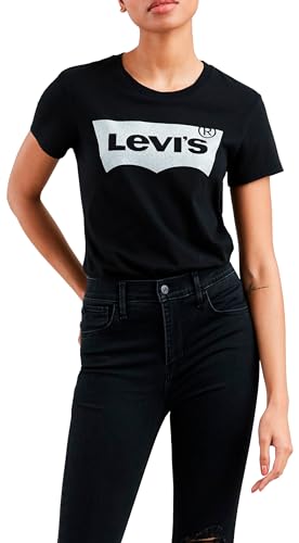 Levi's The Perfect Tee, Camiseta Mujer, Holiday Tee Black... - Mode & Vêtements Amazon Espagne à 14.50€