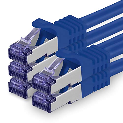 Cat 7 Cable de Red Ethernet LAN - 1,5m - Azul - 5 Piezas... - High-Tech & Électronique Amazon Espagne à 13.43€