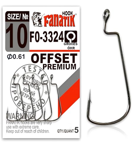 FANATIK ami da Pesca Offset Premium FO-3324 Misure 10, 8... - Sports & Fitness Amazon Italie à 2.25€