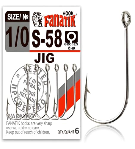 FANATIK ami da Pesca S-58 Misure 5/0, 4/0, 3/0, 2/0, 1/0... - Sports & Fitness en promo à 2.25€