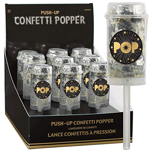 Amscan Party-Popper, 1 Stück, Gold, Silber - Maison & Cuisine Amazon Allemagne à 1.70€