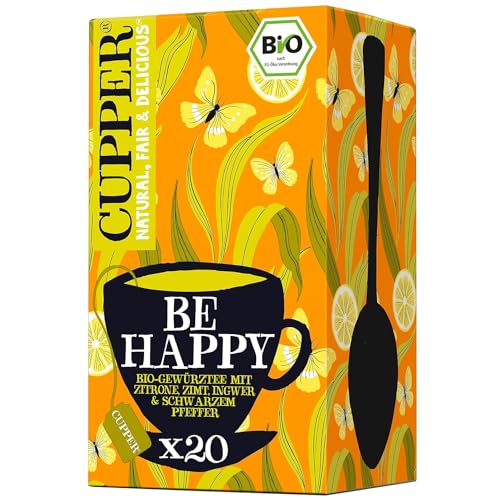 Cupper Be Happy Bio-Gewürztee mit Zitrone, Zimt, Ingwer und... - High-Tech & Électronique Amazon Allemagne à 1.99€