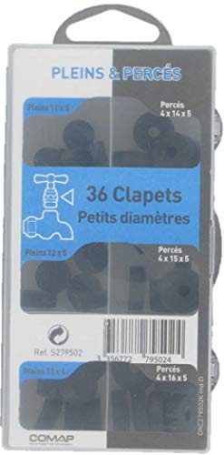 COMAP Coffret de 36 clapets pleins et percés d'étanchéité... - Sports & Fitness Amazon France à 3.99€