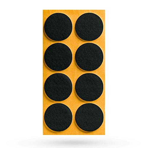 8 x Filzgleiter Ø 35 x 3 mm selbstklebend schwarz... - Maison & Cuisine Amazon Allemagne à 2.26€