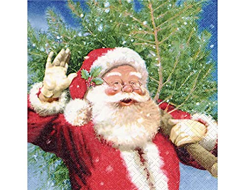 Papierservietten "Here Comes The Tree", 33 x 33 cm, 20u - Maison & Cuisine en promo à 3.59€