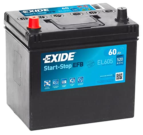 EXIDE BATERÍA 12V/60AH - 520CCA - EFB EL605 - Amazon Espagne à 84.74€