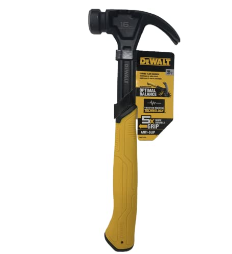 Dewalt 16 Oz Steel Curve Claw Hammer - Bricolage & Outils Amazon Espagne à 50.53€