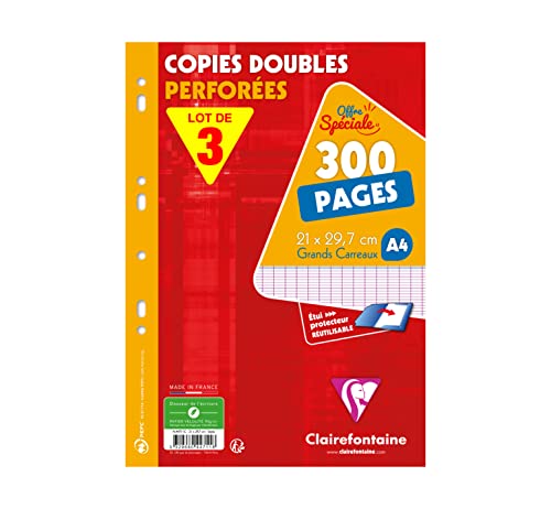 Clairefontaine Pacchetto di Pagine Copie Doppi, Piccoli... - Amazon Italy à 29.49€