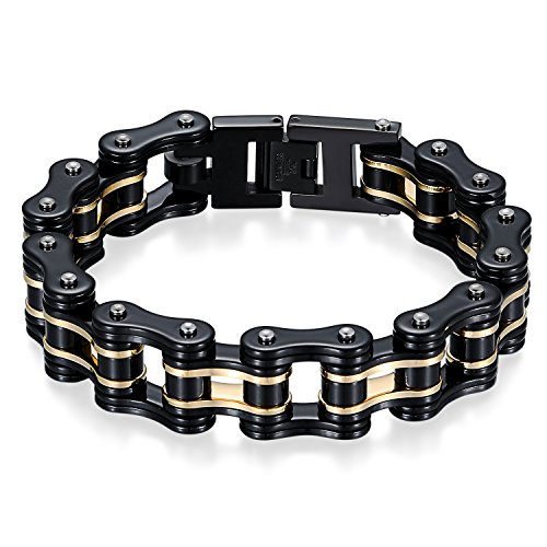 OIDEA Herren Armband Fahrradkette Motorradkette: Gold... - Sports & Fitness Amazon Allemagne à 5.99€