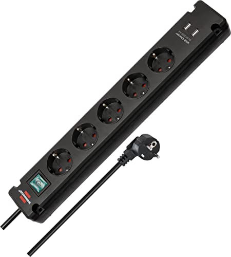 Brennenstuhl Bremounta regleta de enchufes con 5 Tomas... - High-Tech & Électronique Amazon Espagne à 14.96€