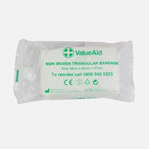 Value Aid Non-Woven Triangular Bandage - Pack of 6 - Santé & Bien-être Amazon Royaume-Uni à 1.60€