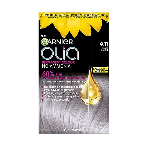 Garnier Olia Permanent Hair Dye, No Ammonia, Full Grey... - Beauté & Parfums en promo à 7.25€