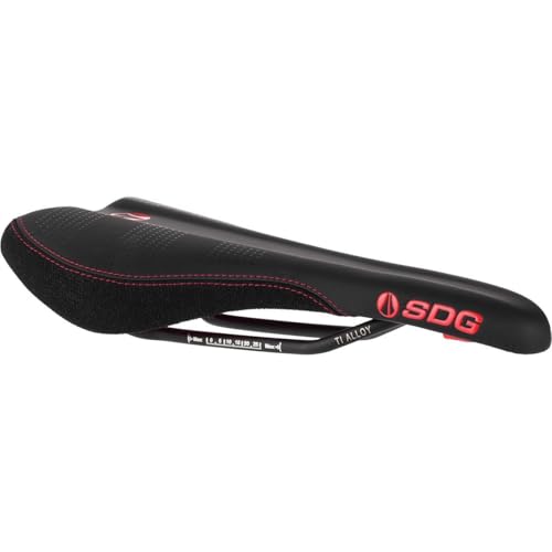 SDG Selle Radar MTN Titane/Alu Noir/Rouge - Sports & Fitness Amazon France à 68.83€