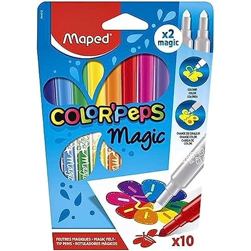 Maped Color'Peps 'Magic' - Colour Reveal Felt Tip Pens... - Amazon Royaume-Uni à 1.50€
