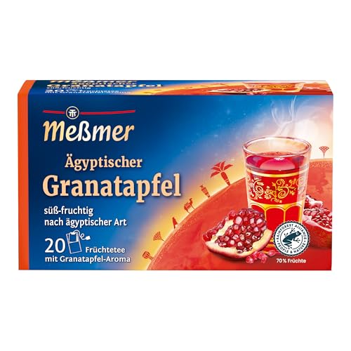 Meßmer Ländertee Ägyptischer Granatapfel | Früchtetee mit... en promo à 2,45€ (-0%) sur Amazon DE