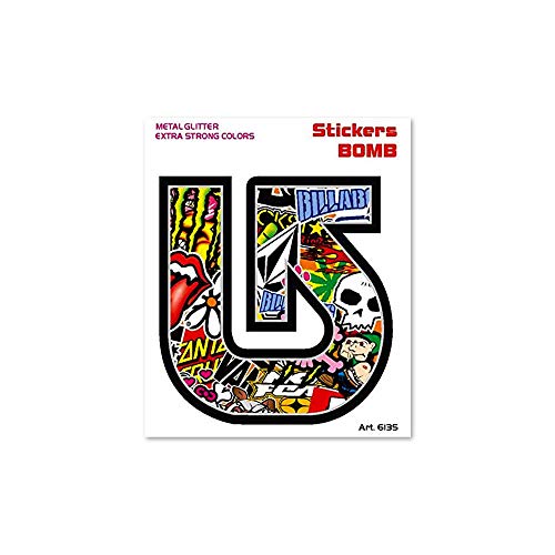 4R Quattroerre.it Pegatina Bomb U 10 x 12 cm - Nouvelle promo Amazon à 4.05€