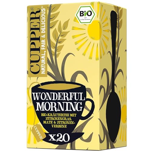 Cupper Bio Kräutertee Wonderful Morning, 20 Beutel, 35 g - High-Tech & Électronique Amazon Allemagne à 1.99€