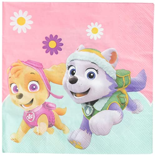 Procos 90277 – Serviettes Paw Patrol Skye, Everest Lot de... - Maison & Cuisine Amazon France à 1.45€