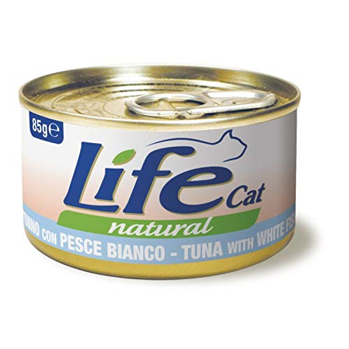 Life Cat Natural Thunfisch mit Weißfisch, Dose 85g - Animalerie Amazon Allemagne à 3.29€