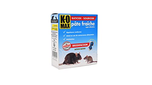 K-OMAX - Raticide Souricide - Pâte Brodifacoum - Contre les... - Maison & Cuisine Amazon France à 6.90€