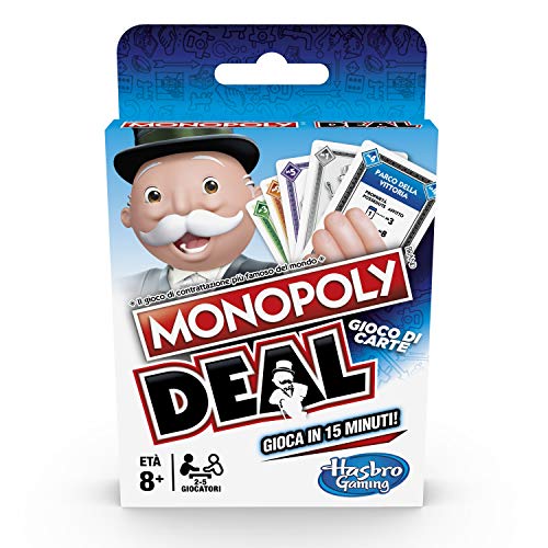 Hasbro Monopoly Deal (Gioco di Carte, Versione in... - Jouets & Jeux Amazon Italie à 8.00€