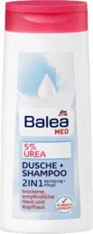 Balea Med Duschgel 5% Urea 2in1 Dusche + Shampoo, 1 x 300 ml - Beauté & Parfums Amazon Allemagne à 1.99€
