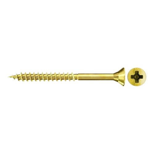 fischer Vite per truciolato 5,0 x 80 mm, zincata gialla... - Pet Supplies Amazon Italy à 18.58€