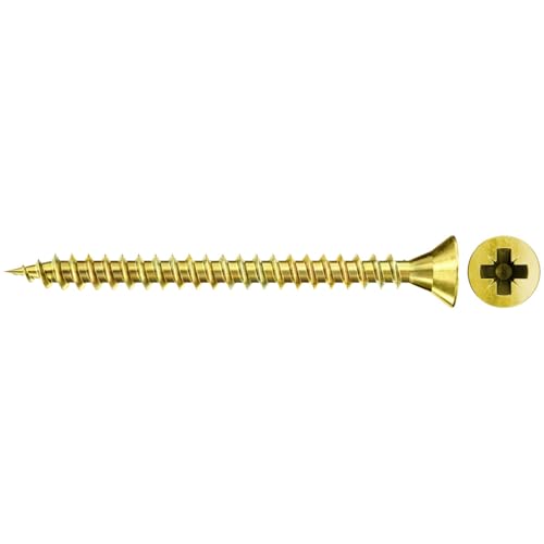 fischer Vis à aggloméré 6 x 60 cm tête fraisée jaune... - Bricolage & Outils Amazon France à 14.57€